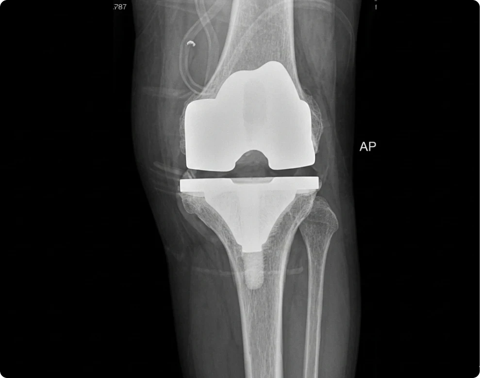 Artroplastia de joelho?